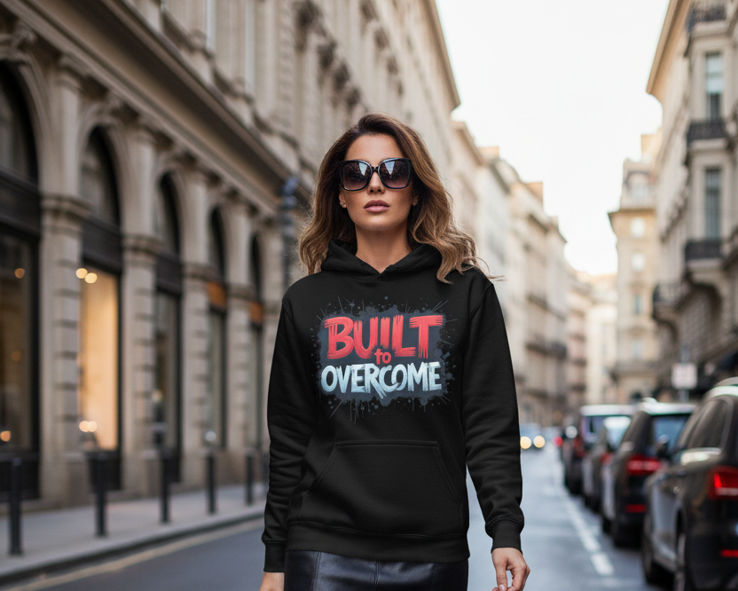 Chic Be kind Print Graphic Hoodie