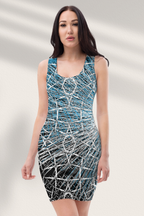 Bold Abstract Bodycon Dress