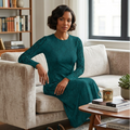 Chic & Charming: Teal Green Midi Dress for Every Occasion
