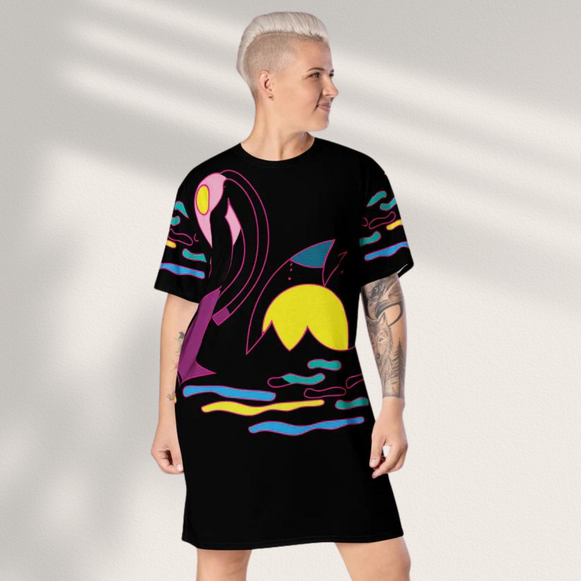 Black Swan T-Shirt Dress