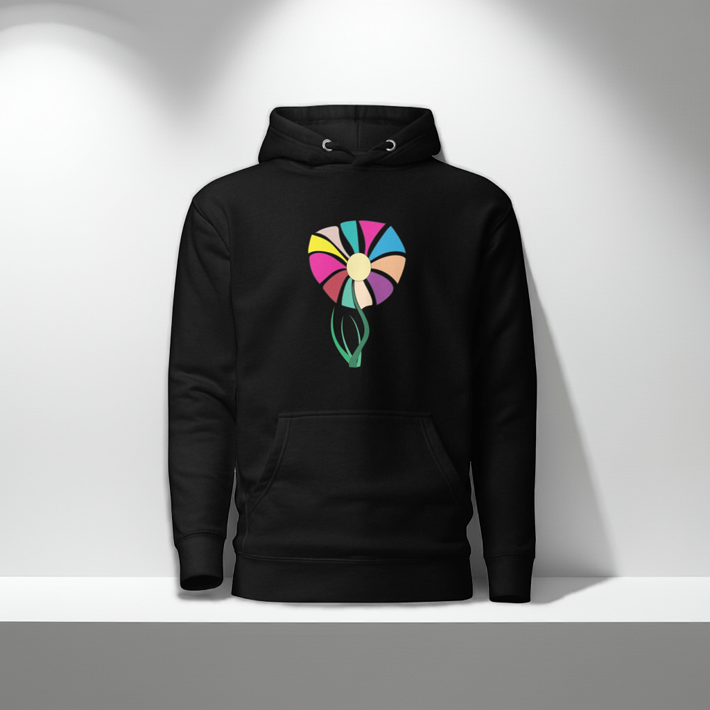 Trendy-Floral-Print-Graphic-Hoodie