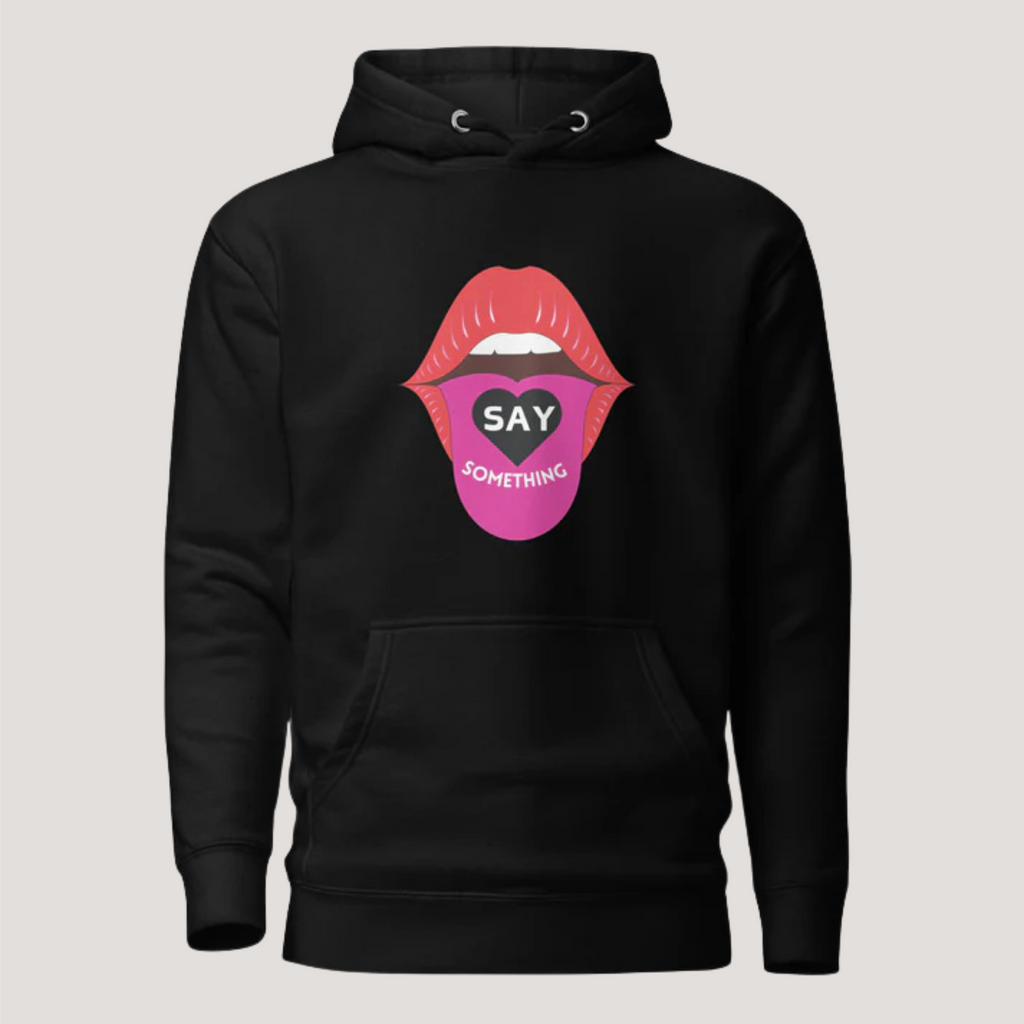 Say Something Female Hoodies