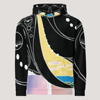 Trendy Artistic Print Hoodie - Cozy Oversized Hoodie - Fall Fashion Sweatshirt - Womens Artistic Streetwear Style