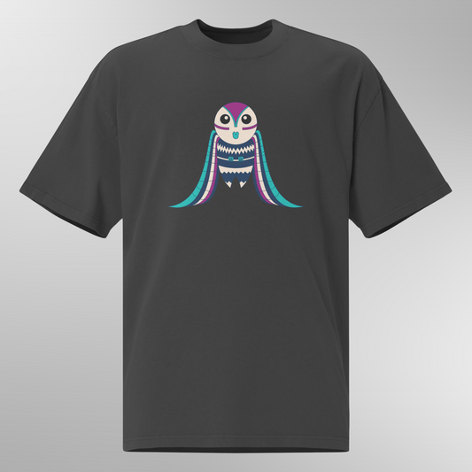 Oversized Owl Print T-shirt 