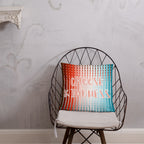 Choose Kindness pillow on modern sofa