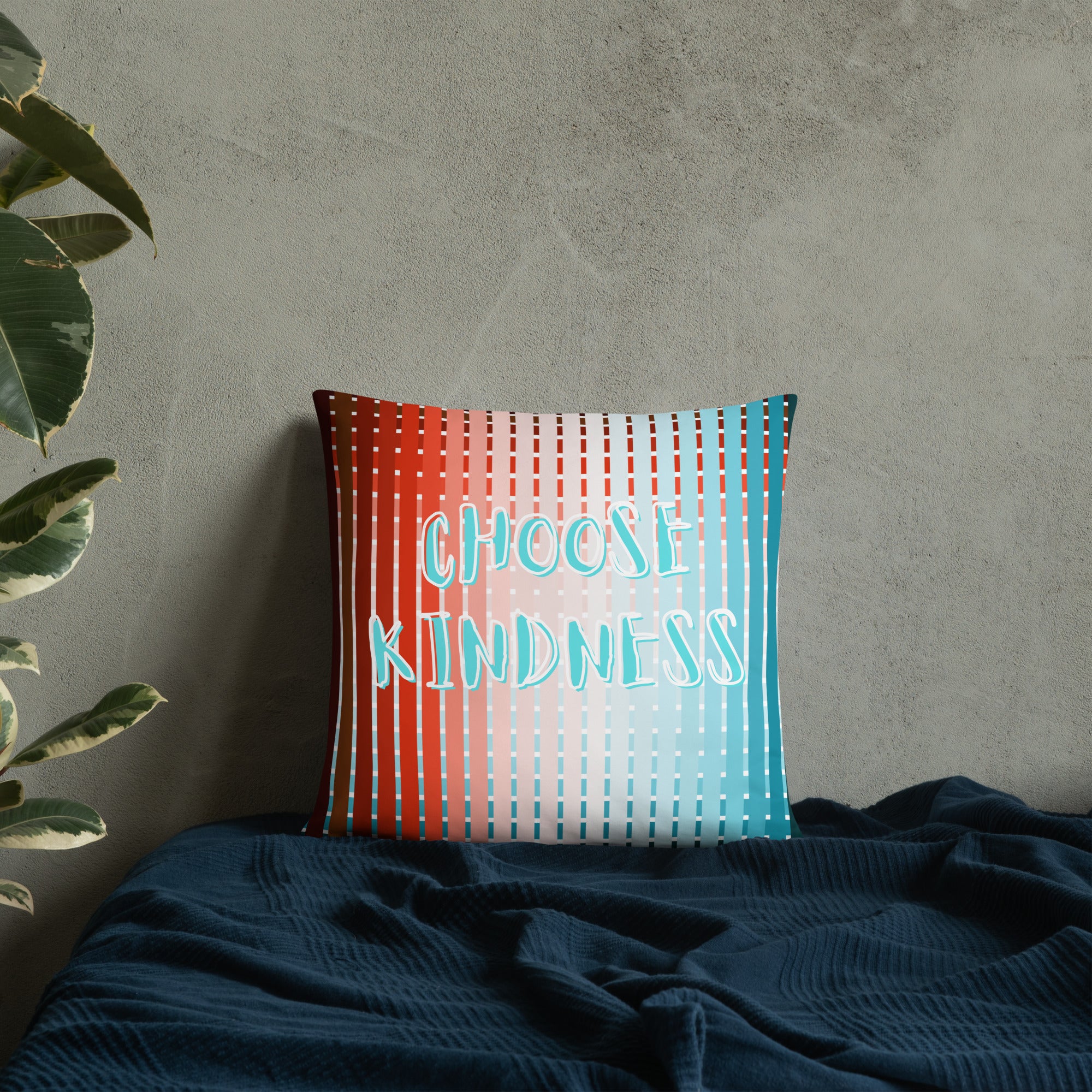 Inspirational message home accent cushion