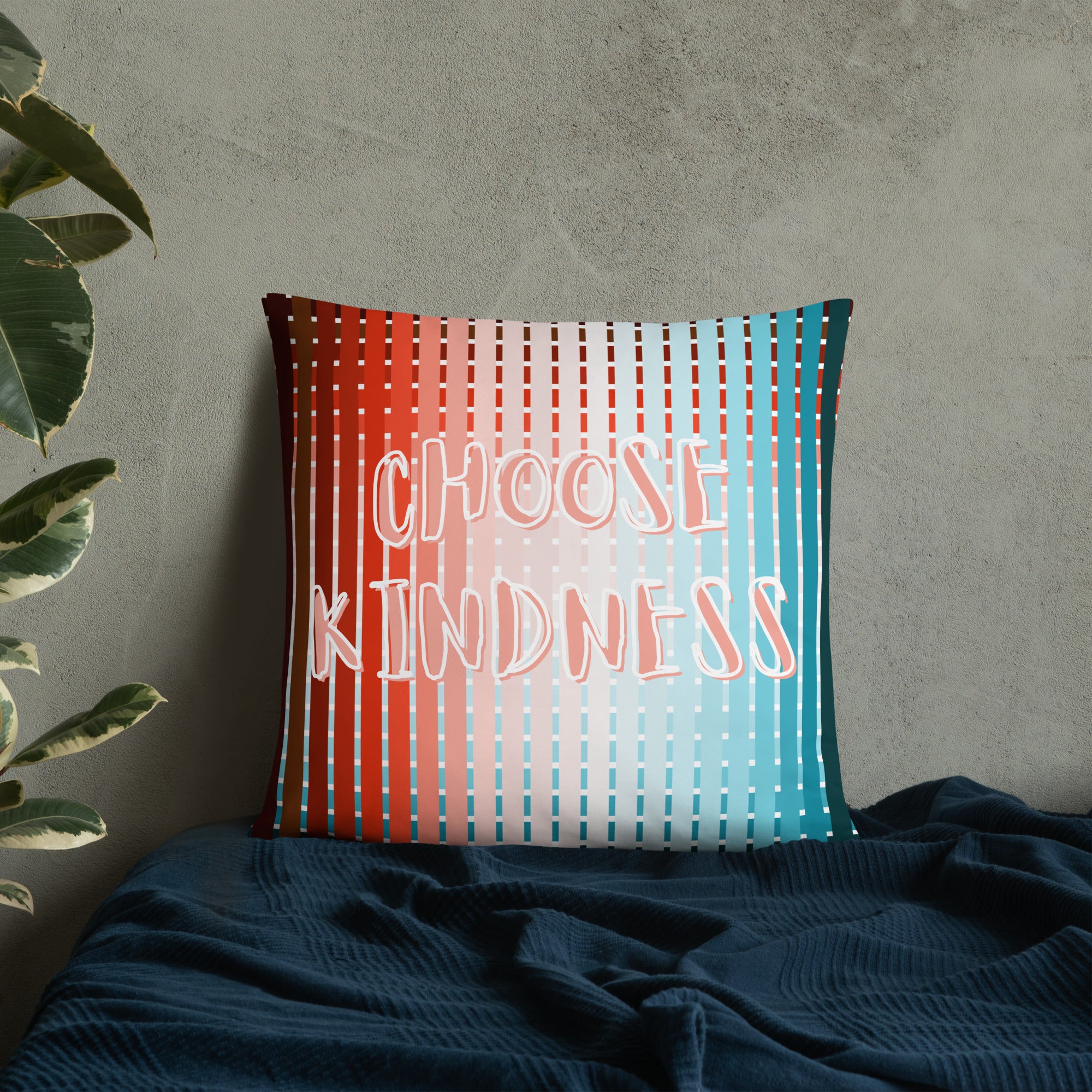 Machine washable Choose Kindness cushion cover