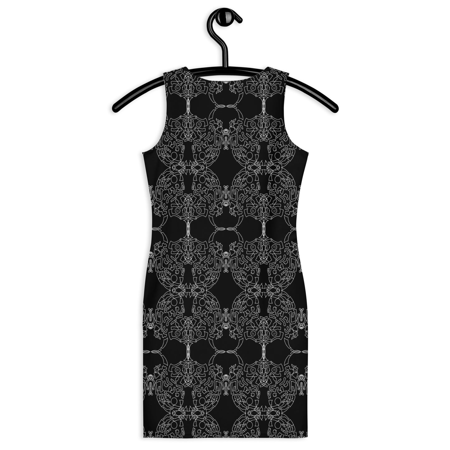 Women's Printed Art Cocktail Dress - Stylish Mini Evening Tank Dress, Artistic Sleeveless Cocktail Dress| Apparelhue