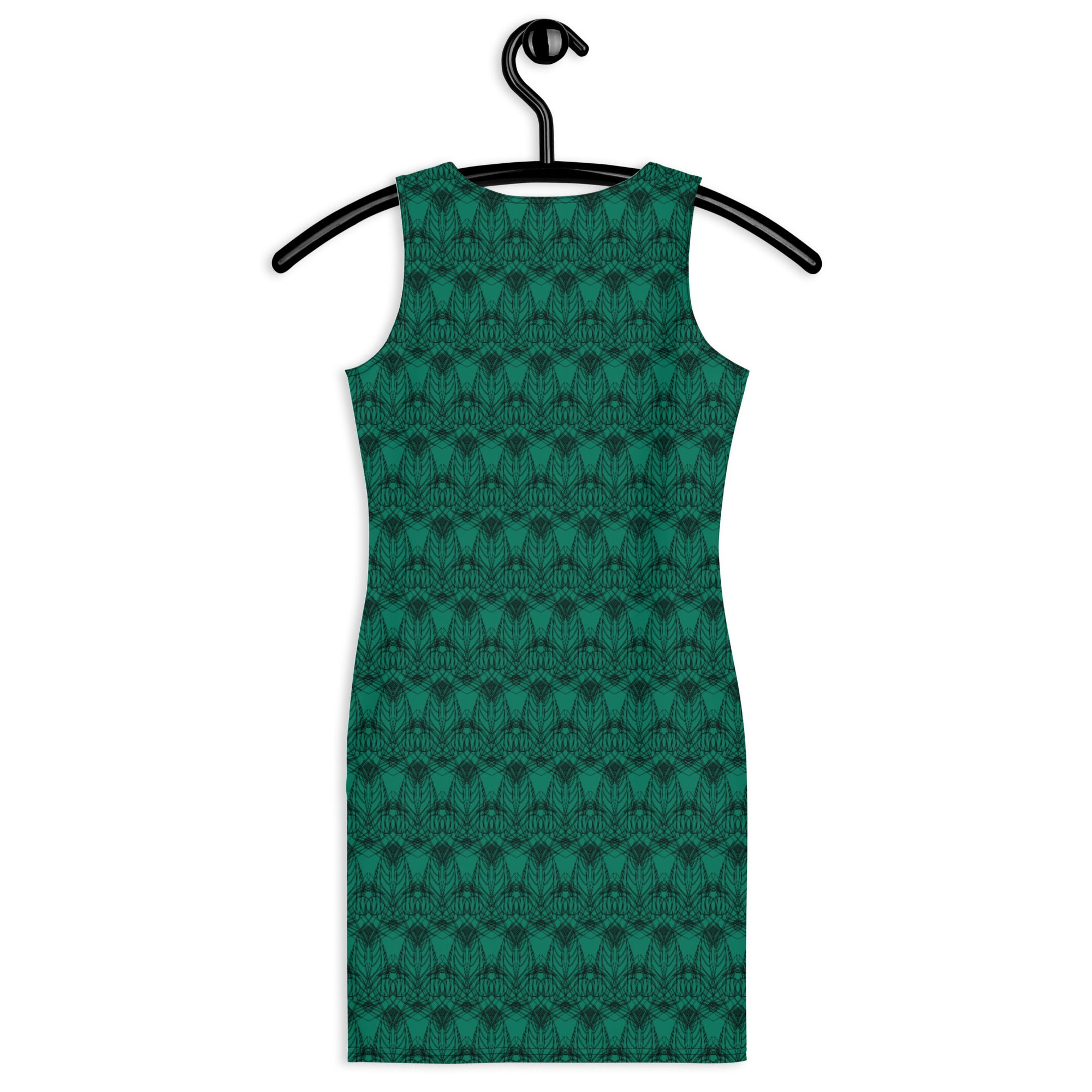 Green Aesthetic Art Tank Dres