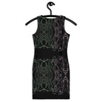 Luxury artistic bodycon dress full body