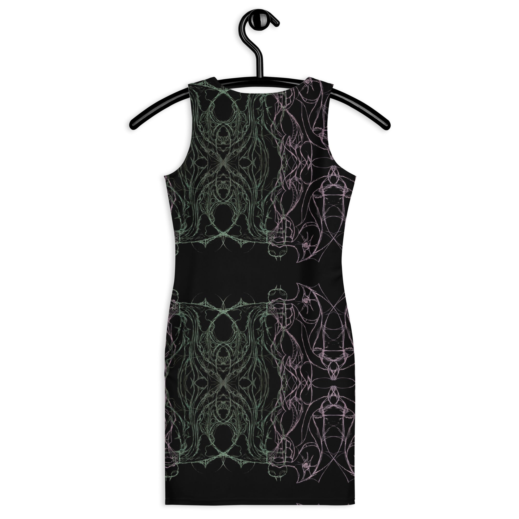 Luxury artistic bodycon dress full body