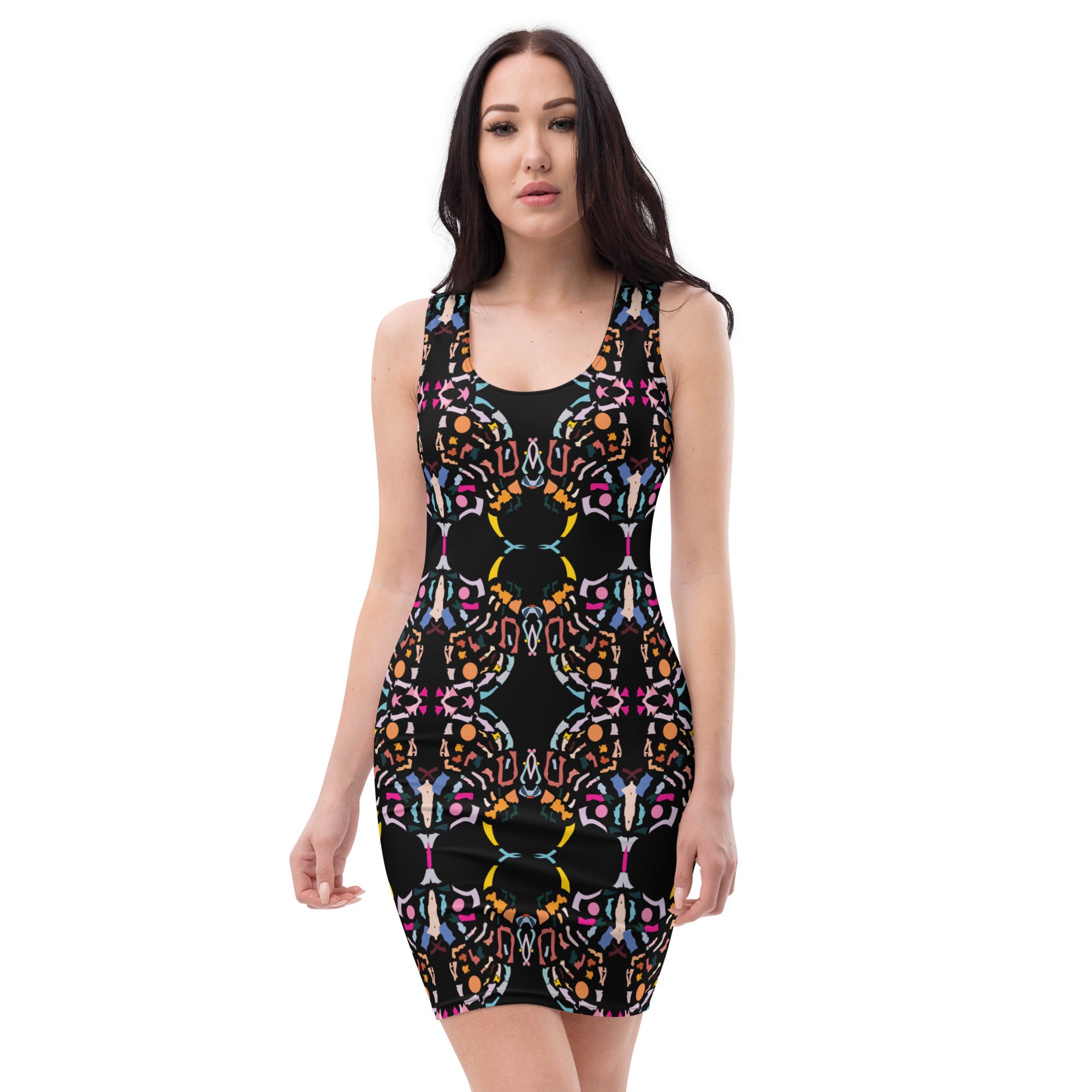 Vibrant Art-Inspired Tank Dress