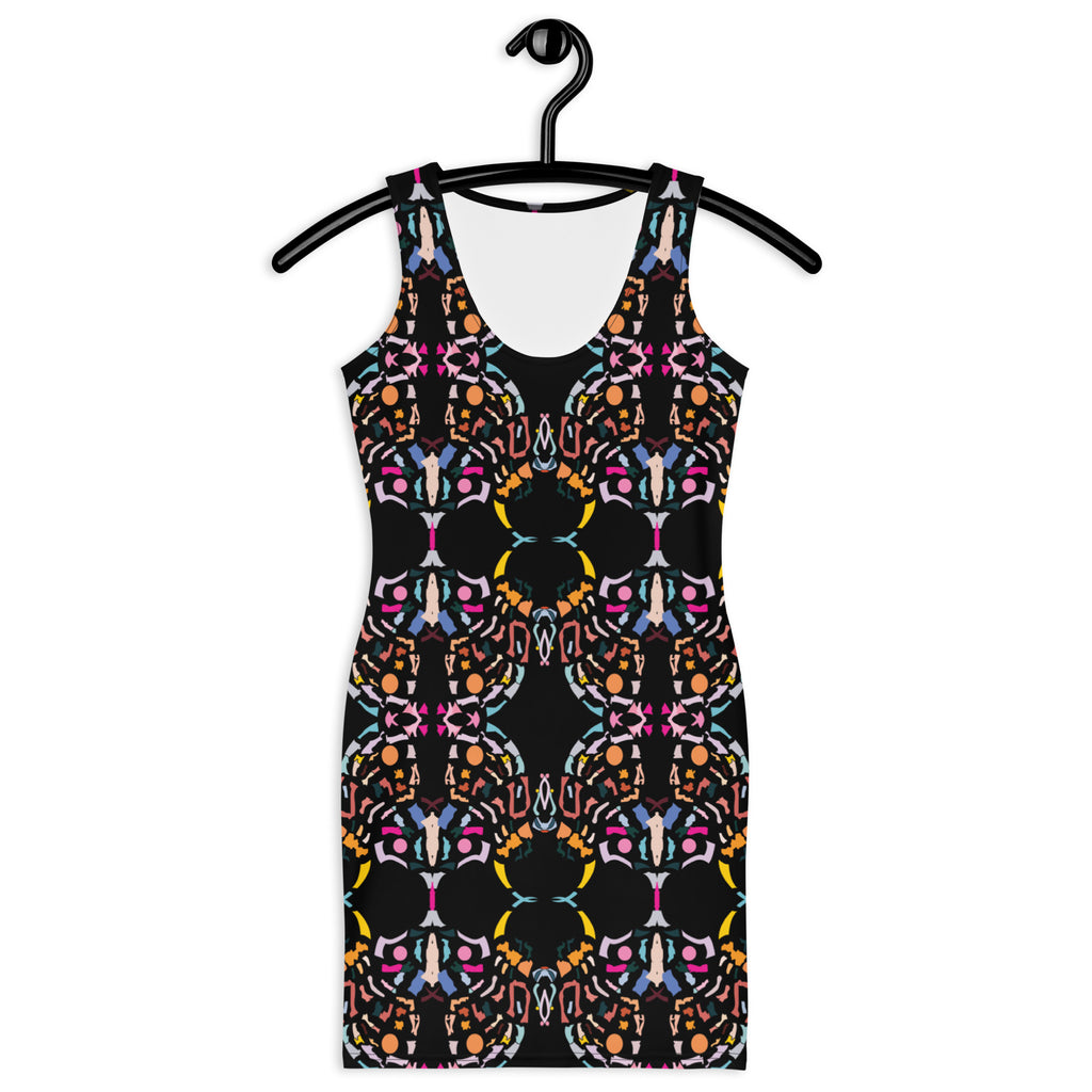 Vibrant Art-Inspired Tank Dress
