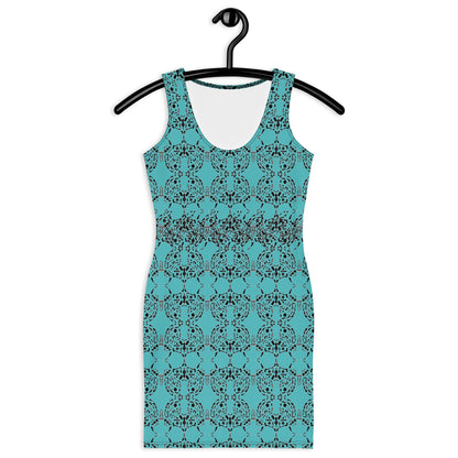 Party Dresses for Women, Bodycon dress geometric Print Dress, Fitted Party Mini Dress