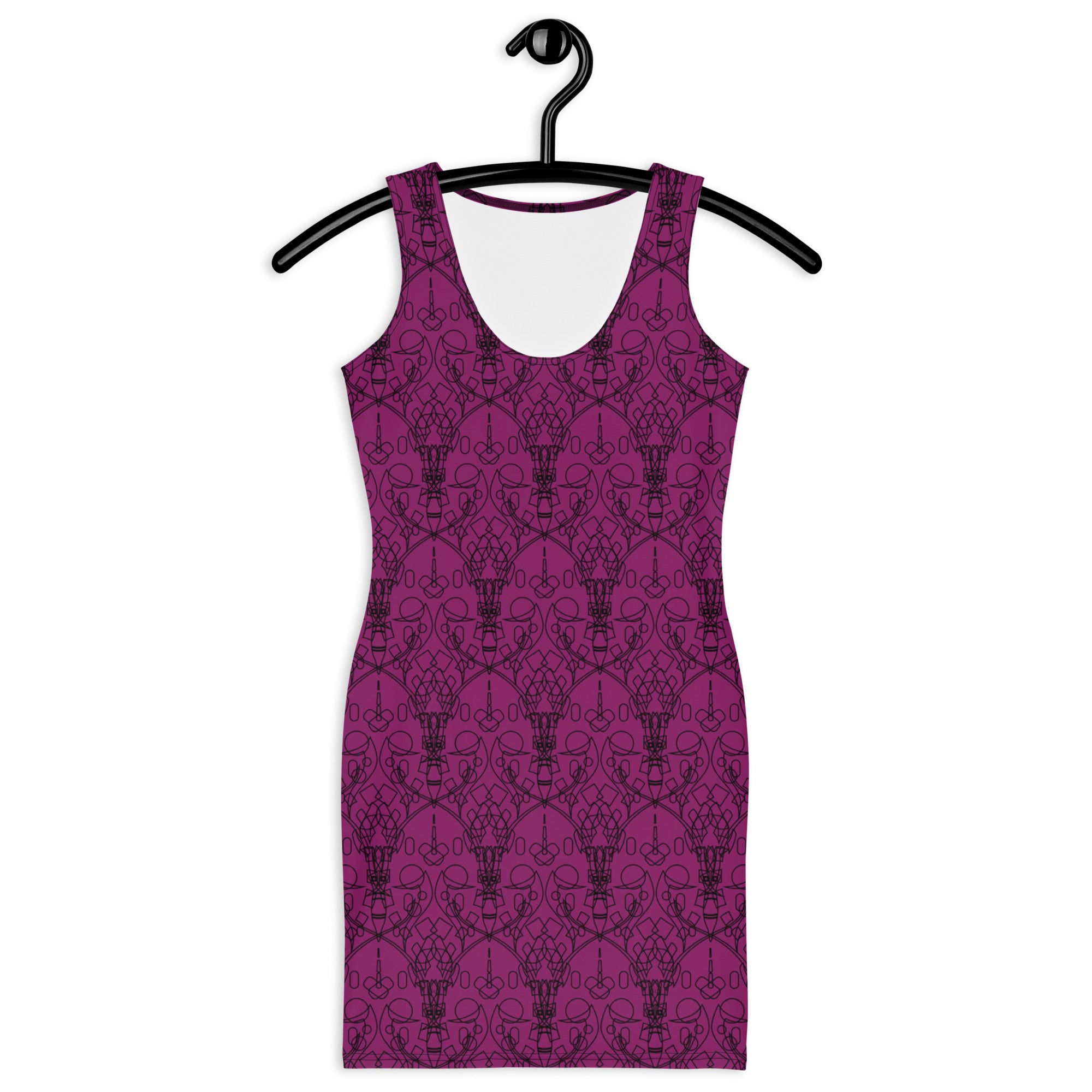 Stylish Sleek Fitted Party Mini Dress