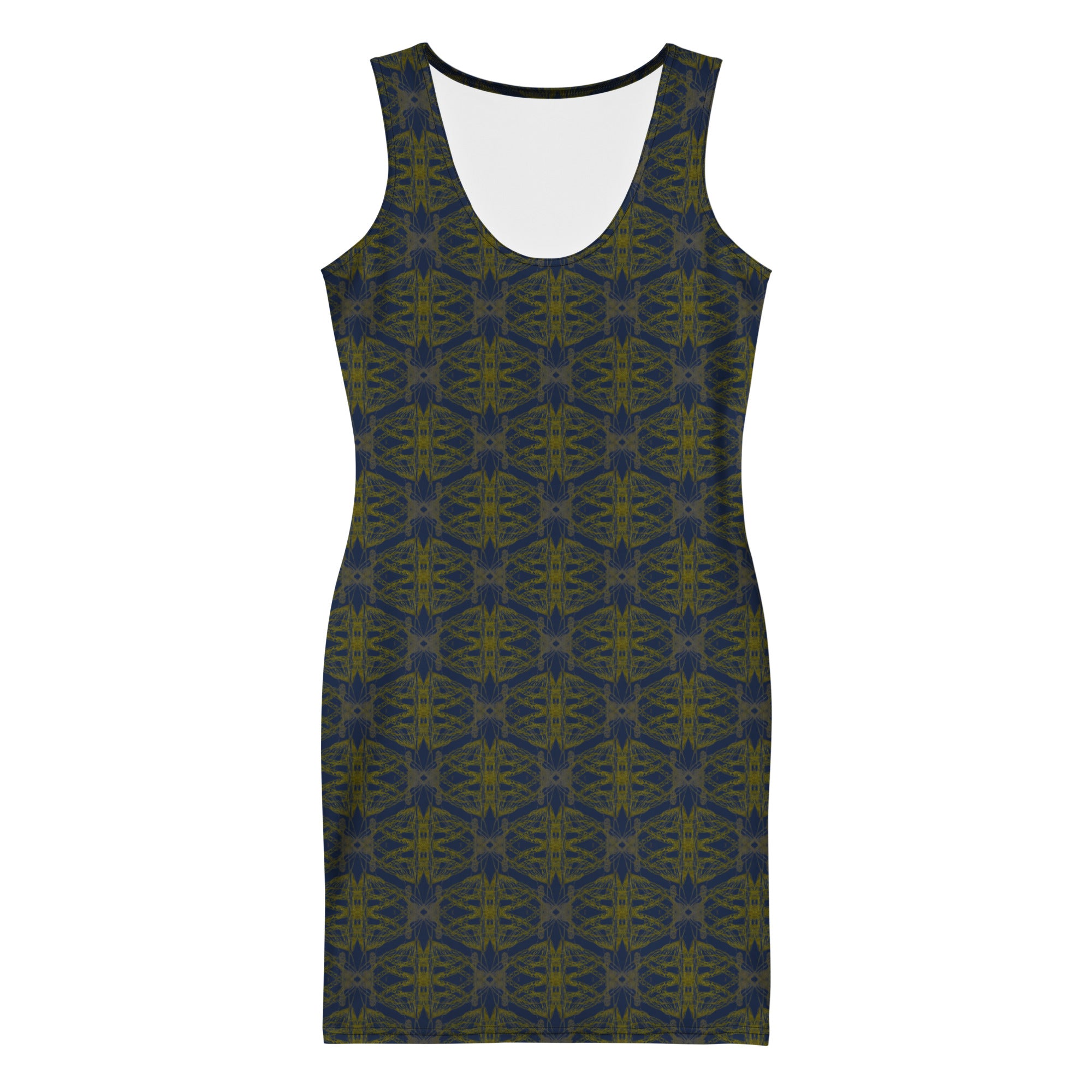 Sleeveless aesthetic dress side profile