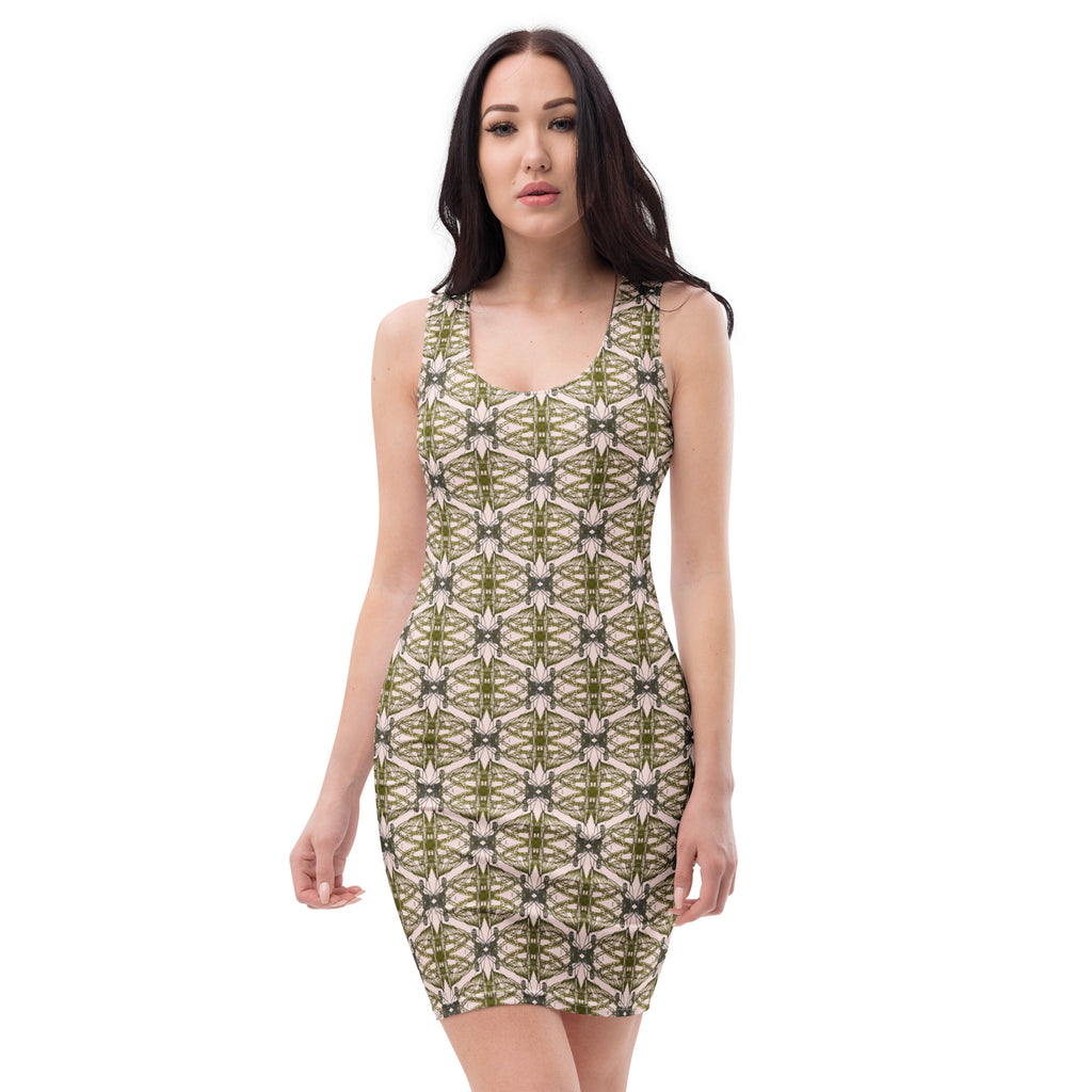 Artistic sleeveless dress full body