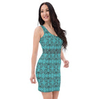 Bodycon dress geometric Print Dress