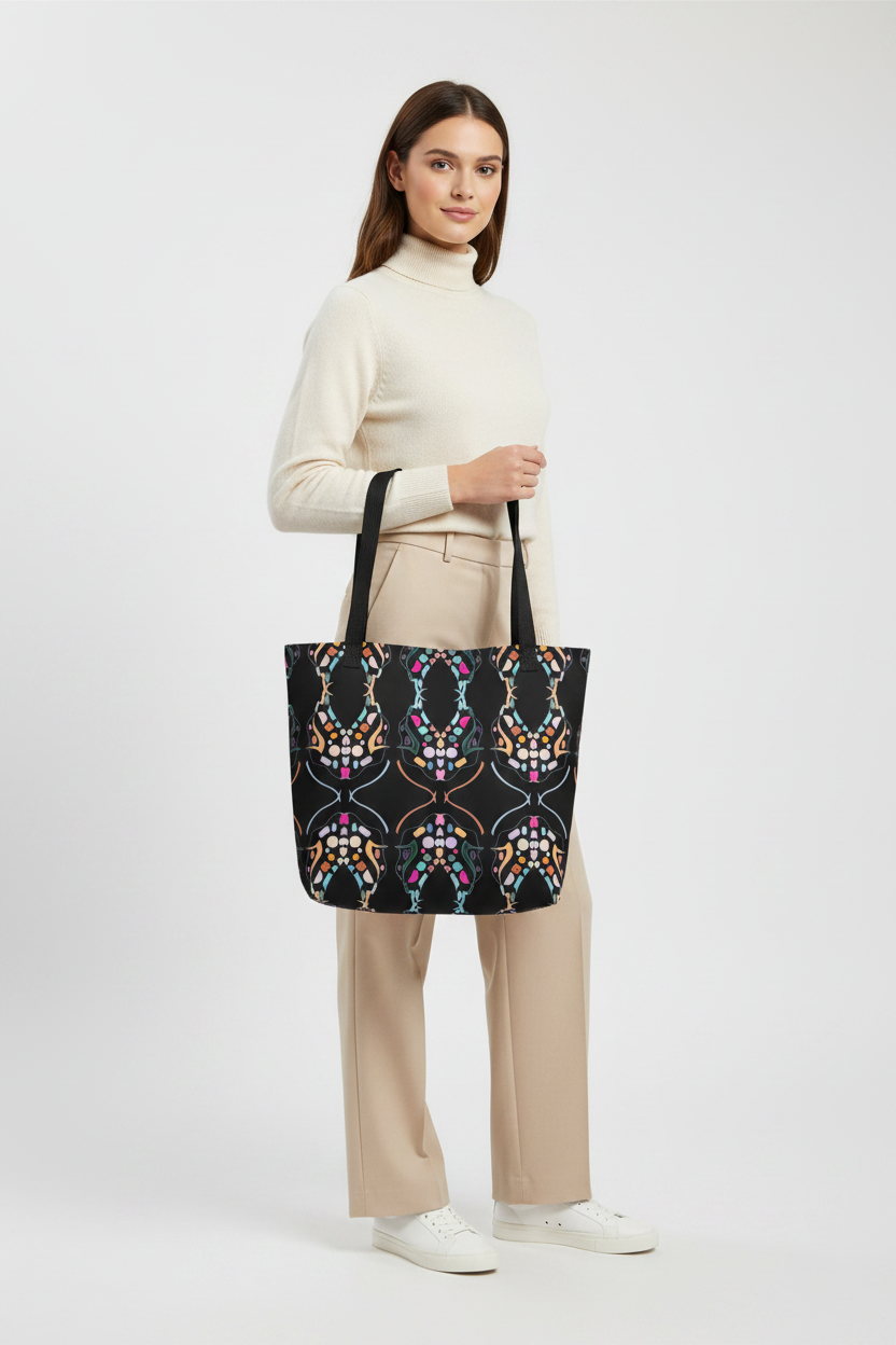 Abstract Art Print Large Tote Bag