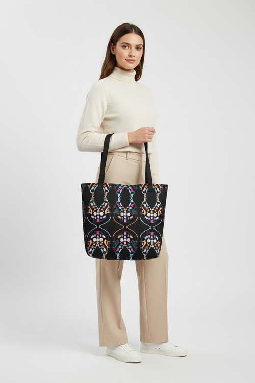 Abstract Art Print Large Tote Bag