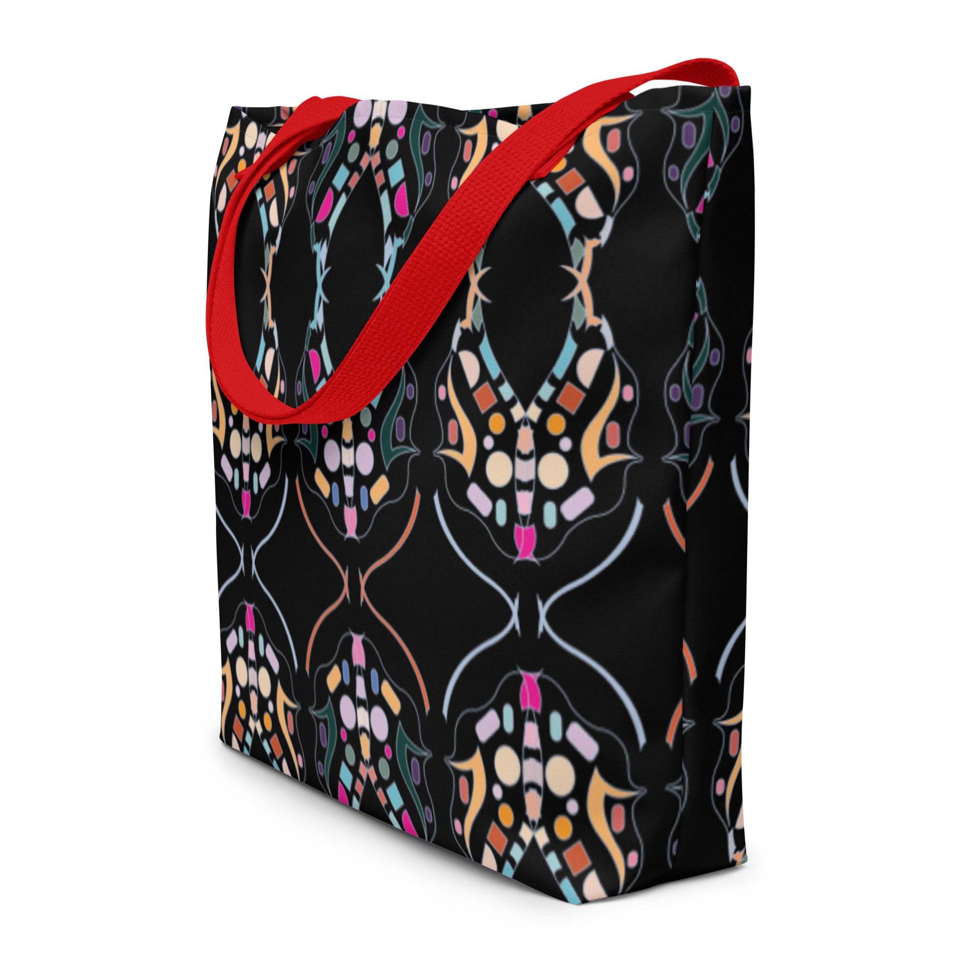 Soft but strong polyester fabric texture of an Apparelhue Art accessory.