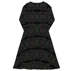 modern womens midi dress outfit styling
