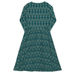 fashion forward geometric midi dress
