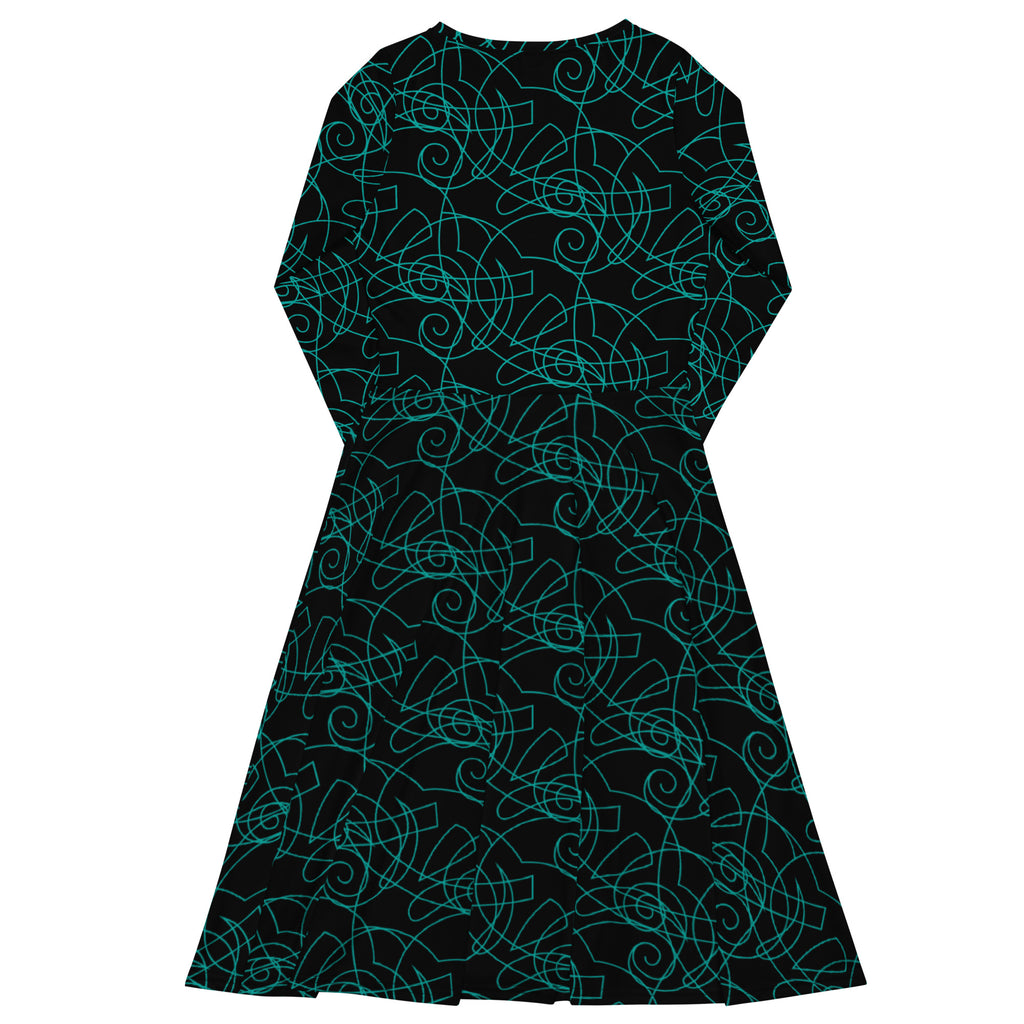 flowing abstract dress fashion editorial photography