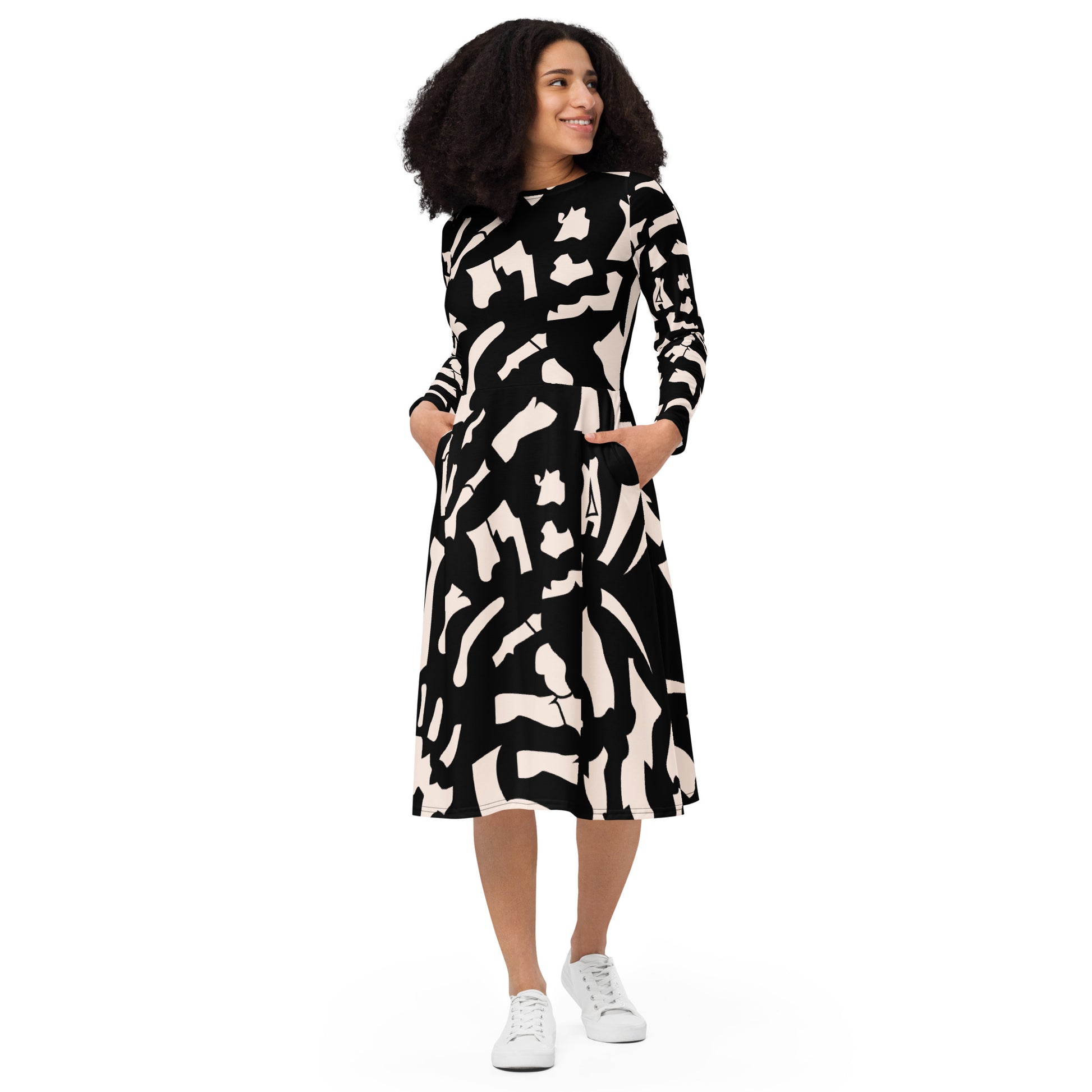 Women's Fall Midi Dress