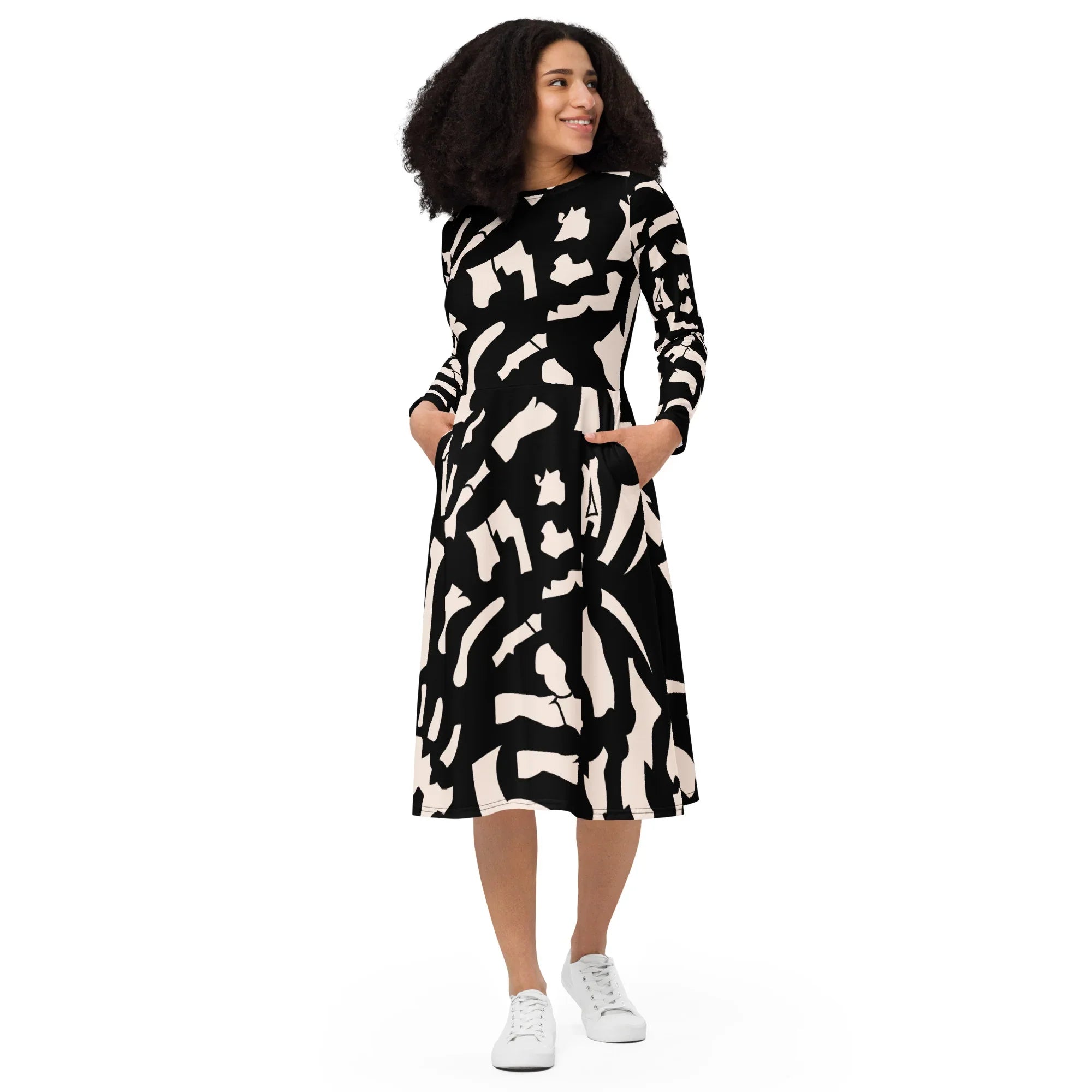 Women's Fall Midi Dress