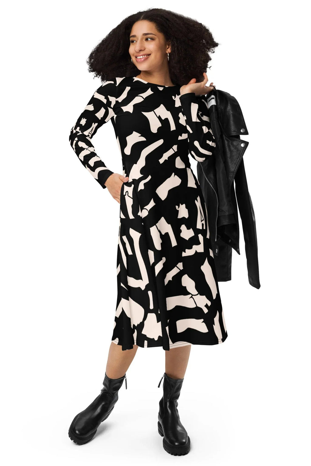 Abstract Art Print Dress