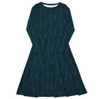 modern art dress clean city background