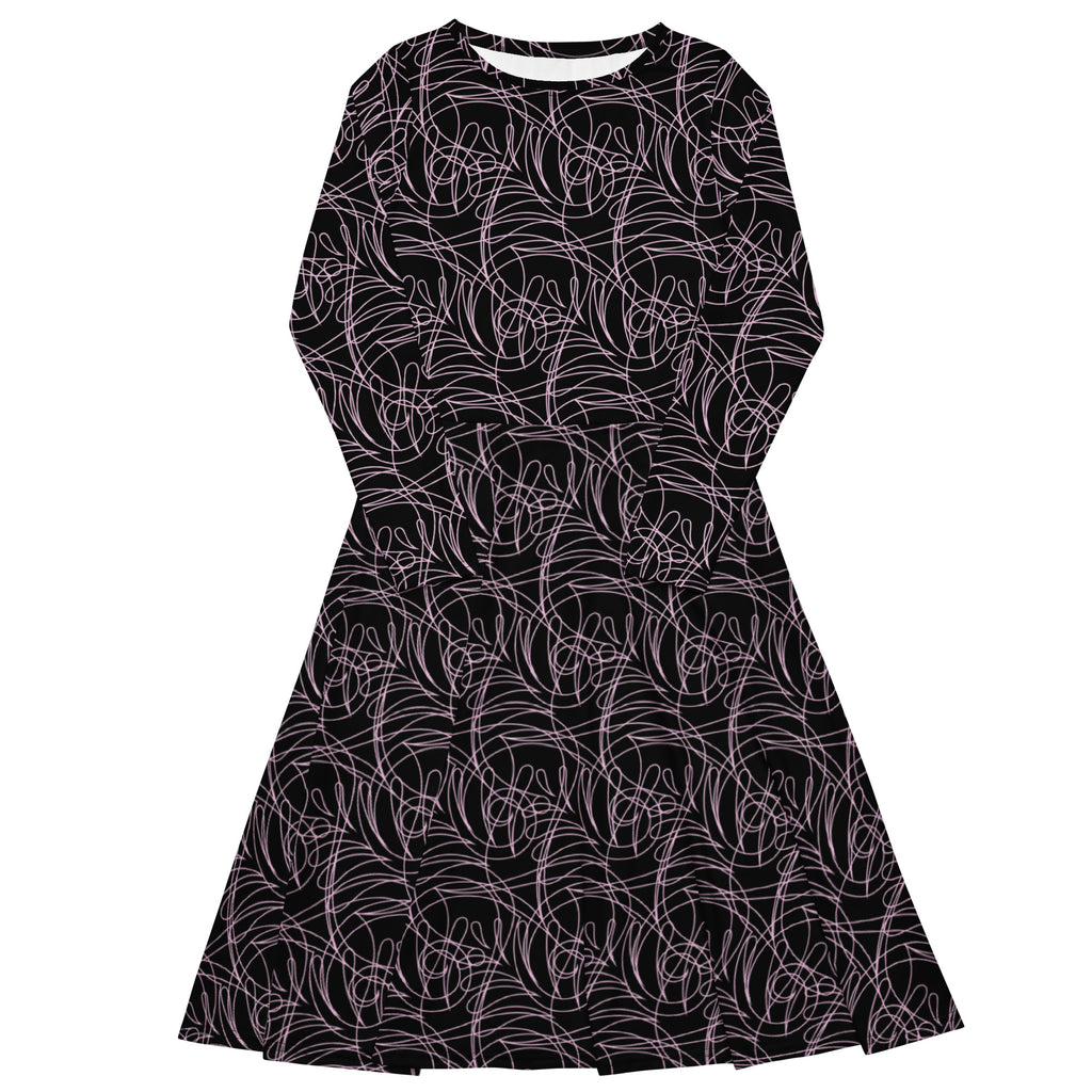 statement designer midi dress lifestyle image