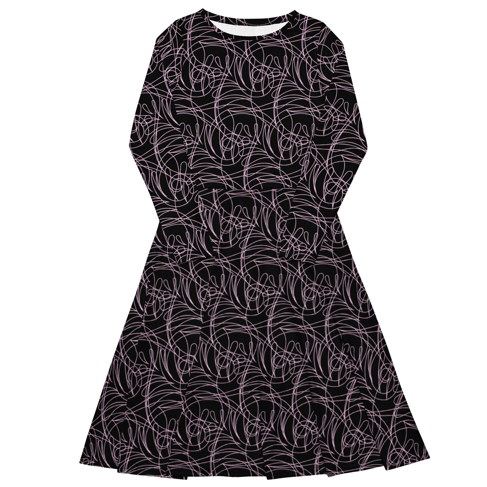 statement designer midi dress lifestyle image