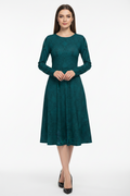 Chic Charming Teal Green Midi Dress