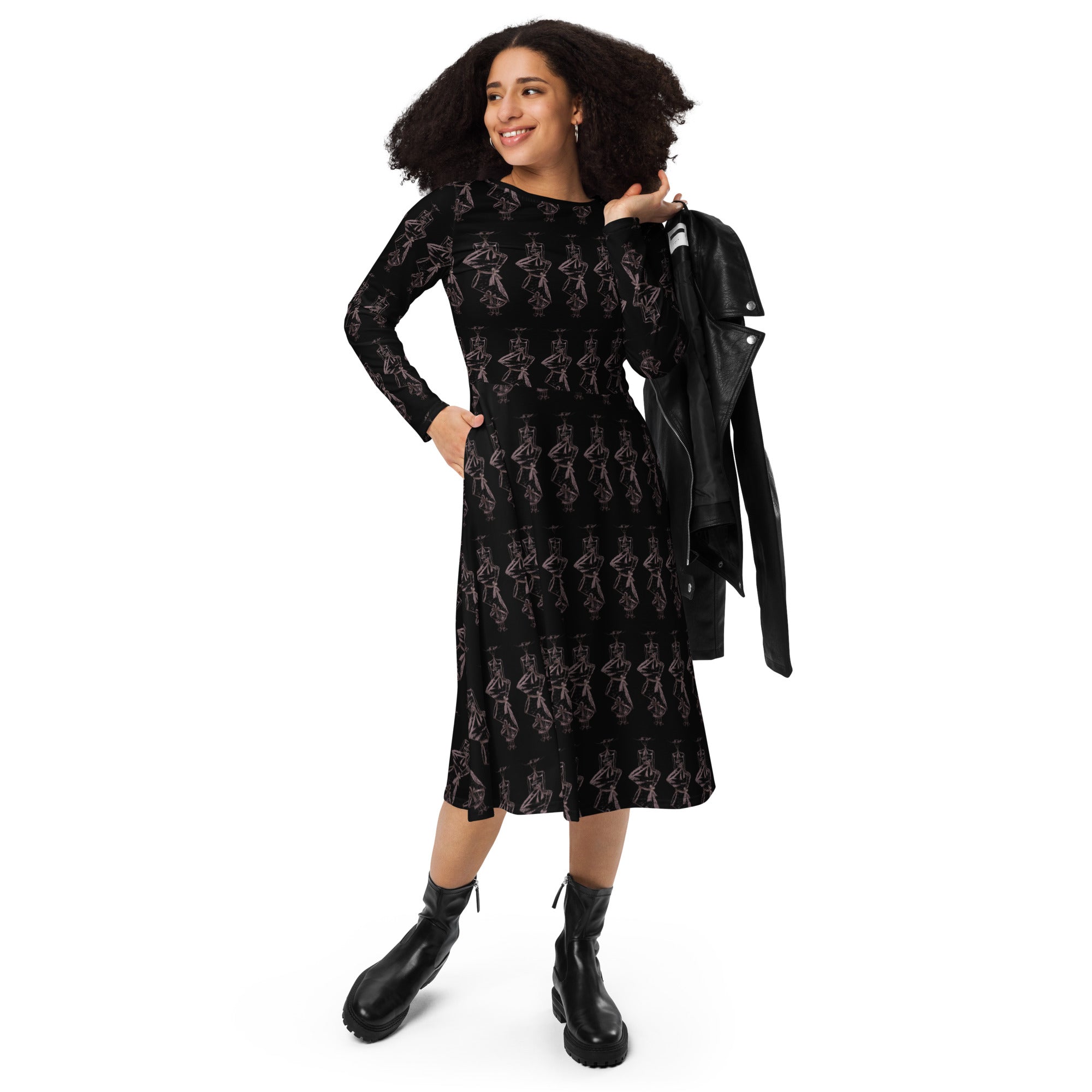 The Art of Movement Midi Dress