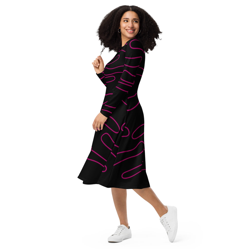Chic Black Dress Artistry and Elegance