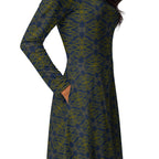 Full-length studio shot of the Apparelhue abstract dress.