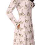 boho long sleeve dress elegant styling