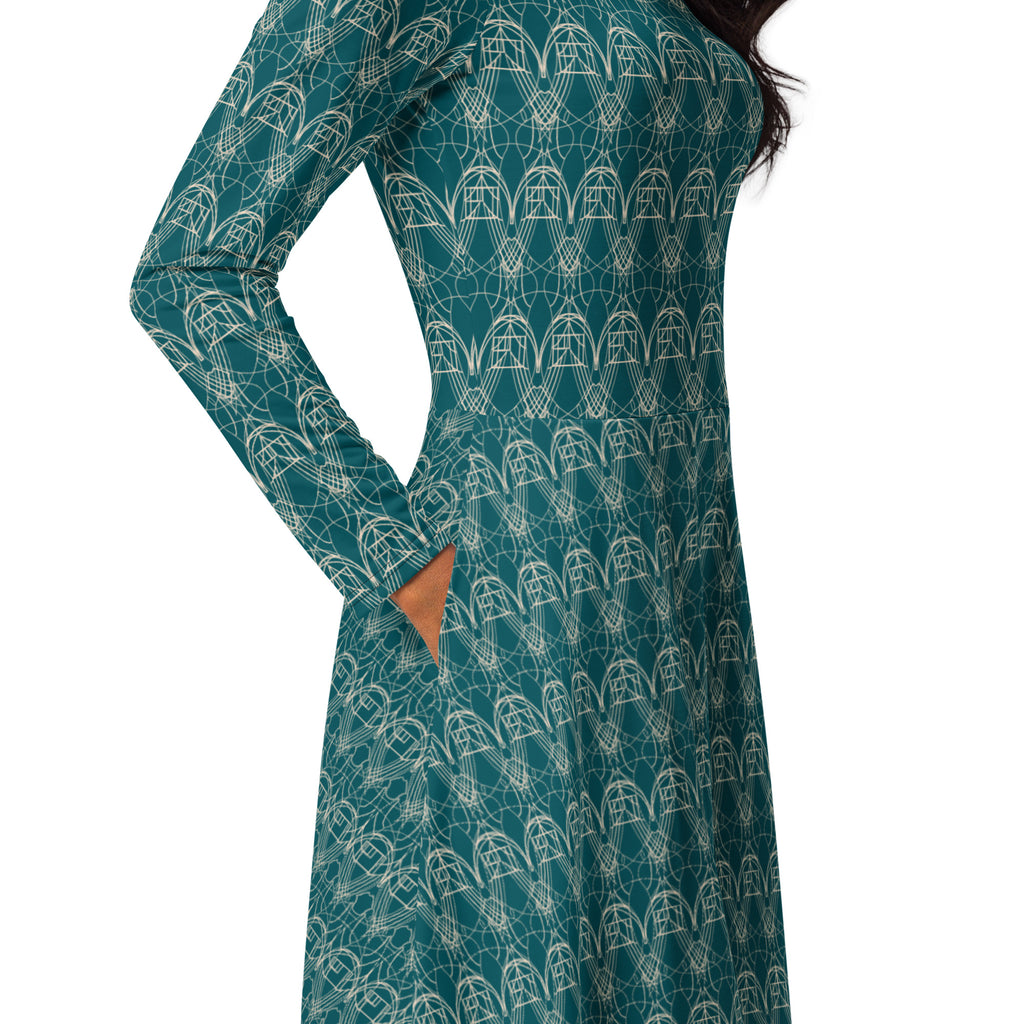 luxury geometric dress fabric texture