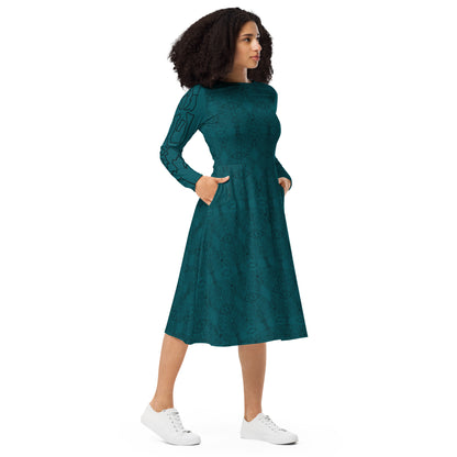 Birthday Teal Green Dress Elegant Womens Dress - Apparelhue