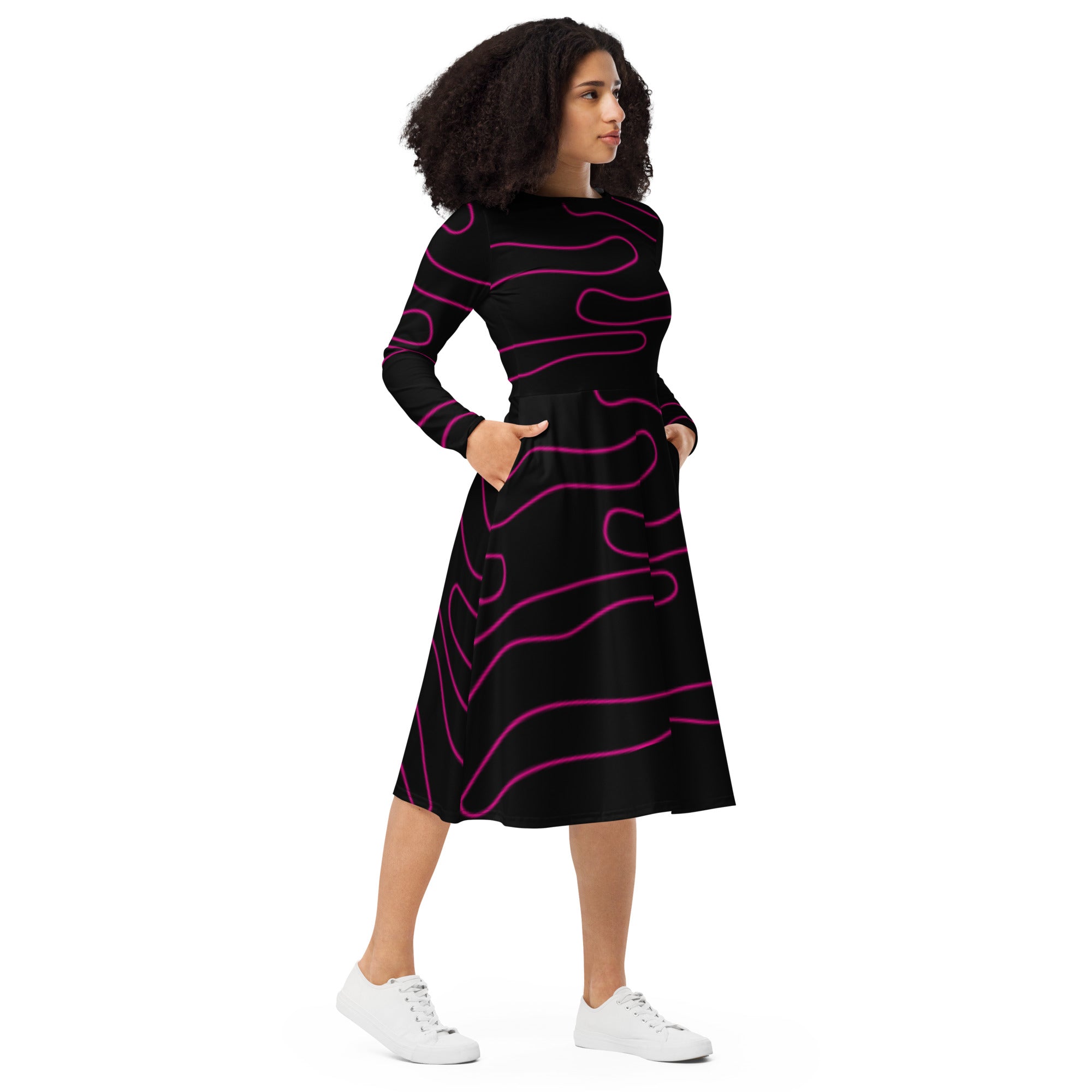Chic Black Dress Artistry and Elegance