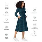 colourful midi dress movement and flow