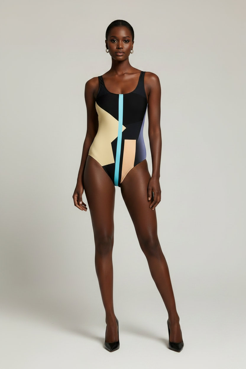Women's Designer One-Piece Swimsuit