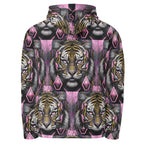 casual outfit geometric art hoodie