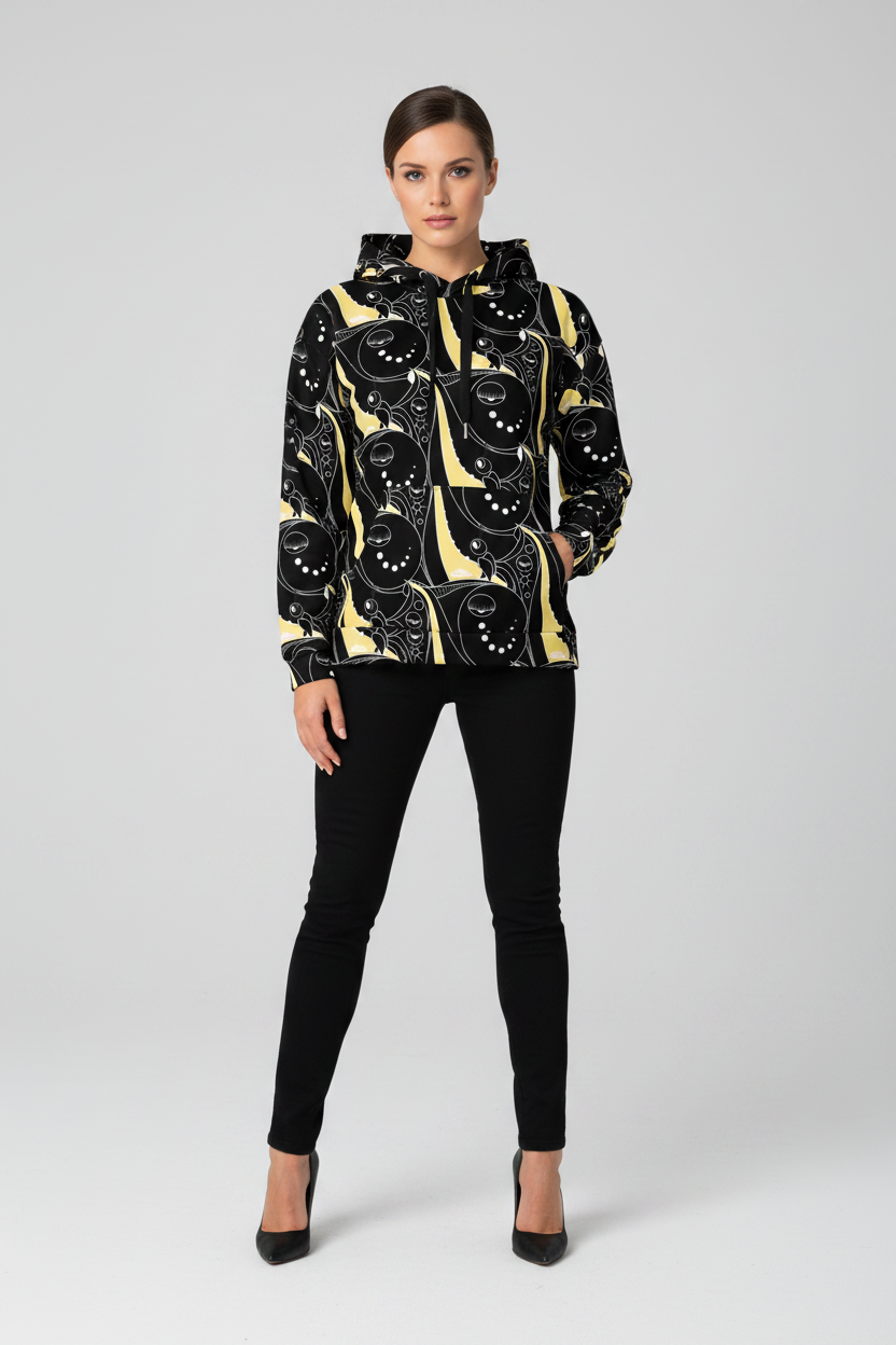 Streetwear Fashion Print Hoodie