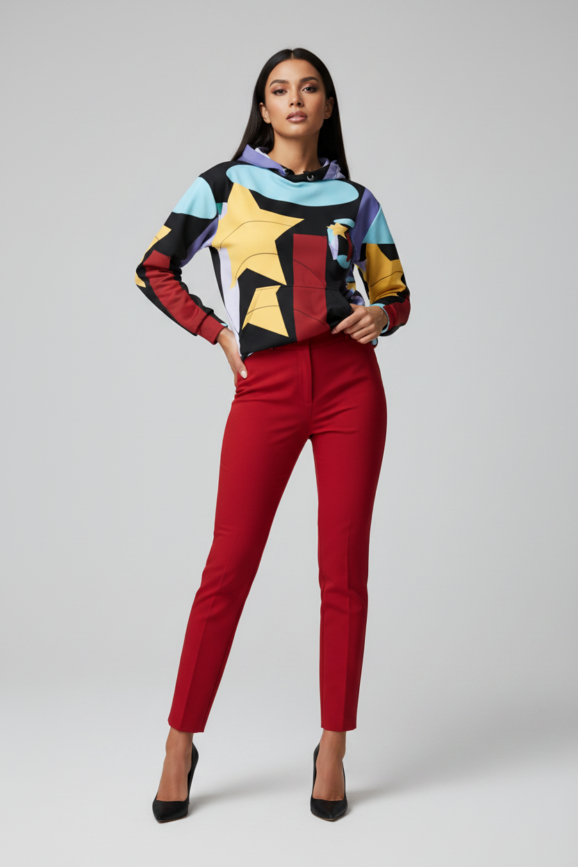 Trendy Modern Art Hoodie