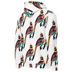 Bird Art Print Hoodie for Women