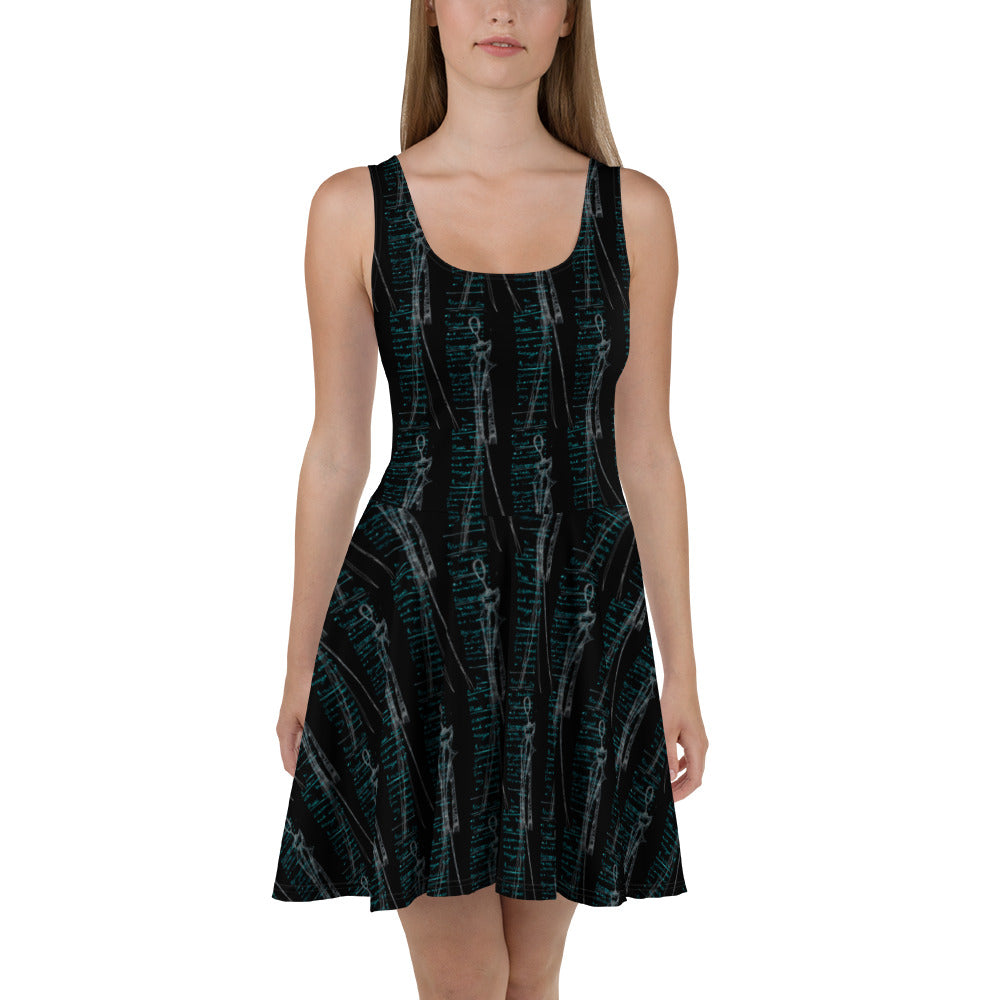 Trendy artistic skater dress full body