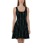 Trendy artistic skater dress full body